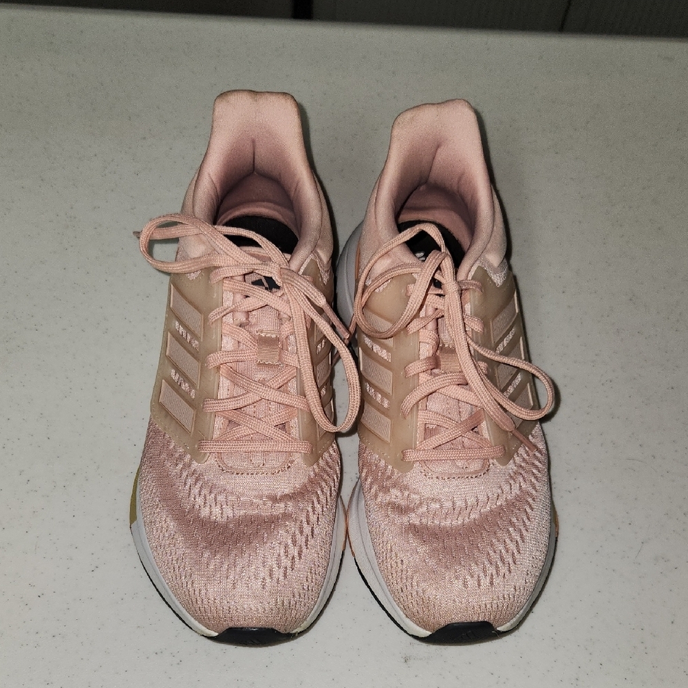 Adidas Pink Athletic Shoes with Breathable Mesh